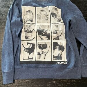 Playboy Graphic Sweatshirt in Blue